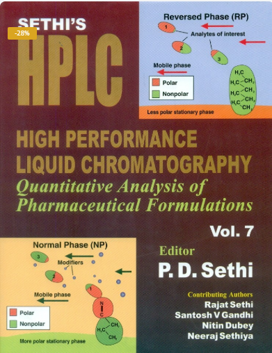 SETHI’S HPLC High Performance Liquid Chromatography: Quantitative Analysis of Pharmaceutical Formulations, Vol. 7 (HB)